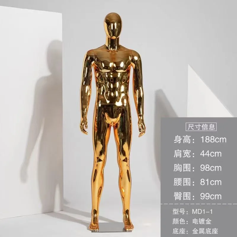 Gold Male Mannequin — Specification View