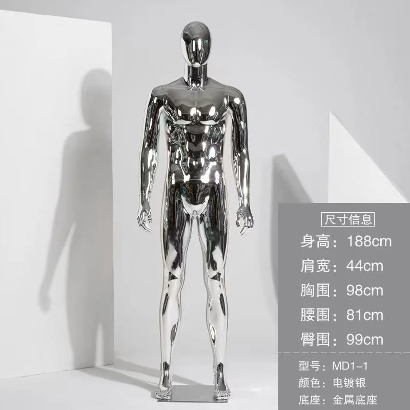 Silver Male Mannequin
