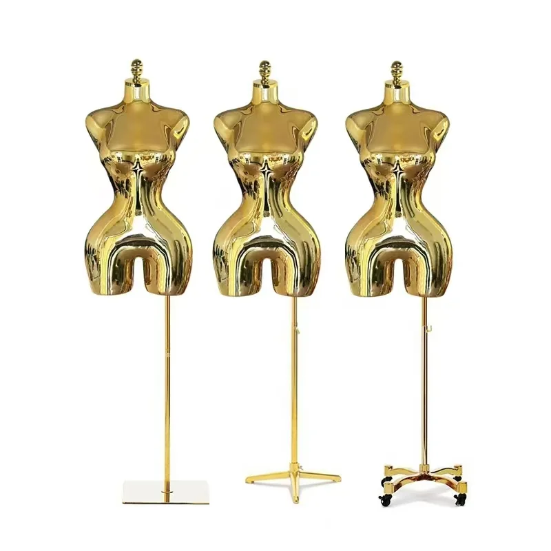 Gold Torso Stand Set — Style A