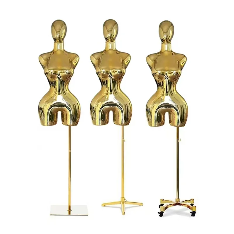 Gold Torso Stand Set — Style B