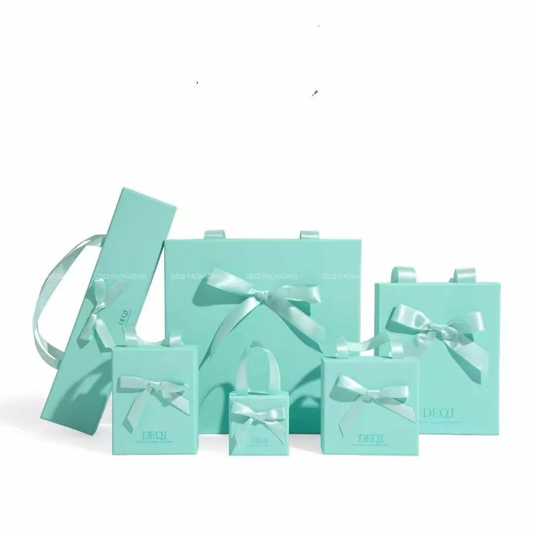 Turquoise Boutique Packaging Set — B
