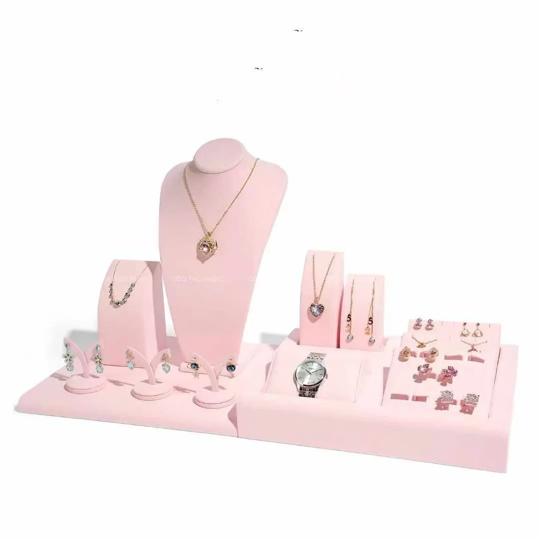 Pink Jewelry Display Collection — A