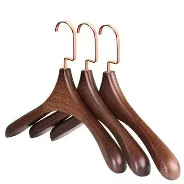 Walnut Wooden Hanger Set