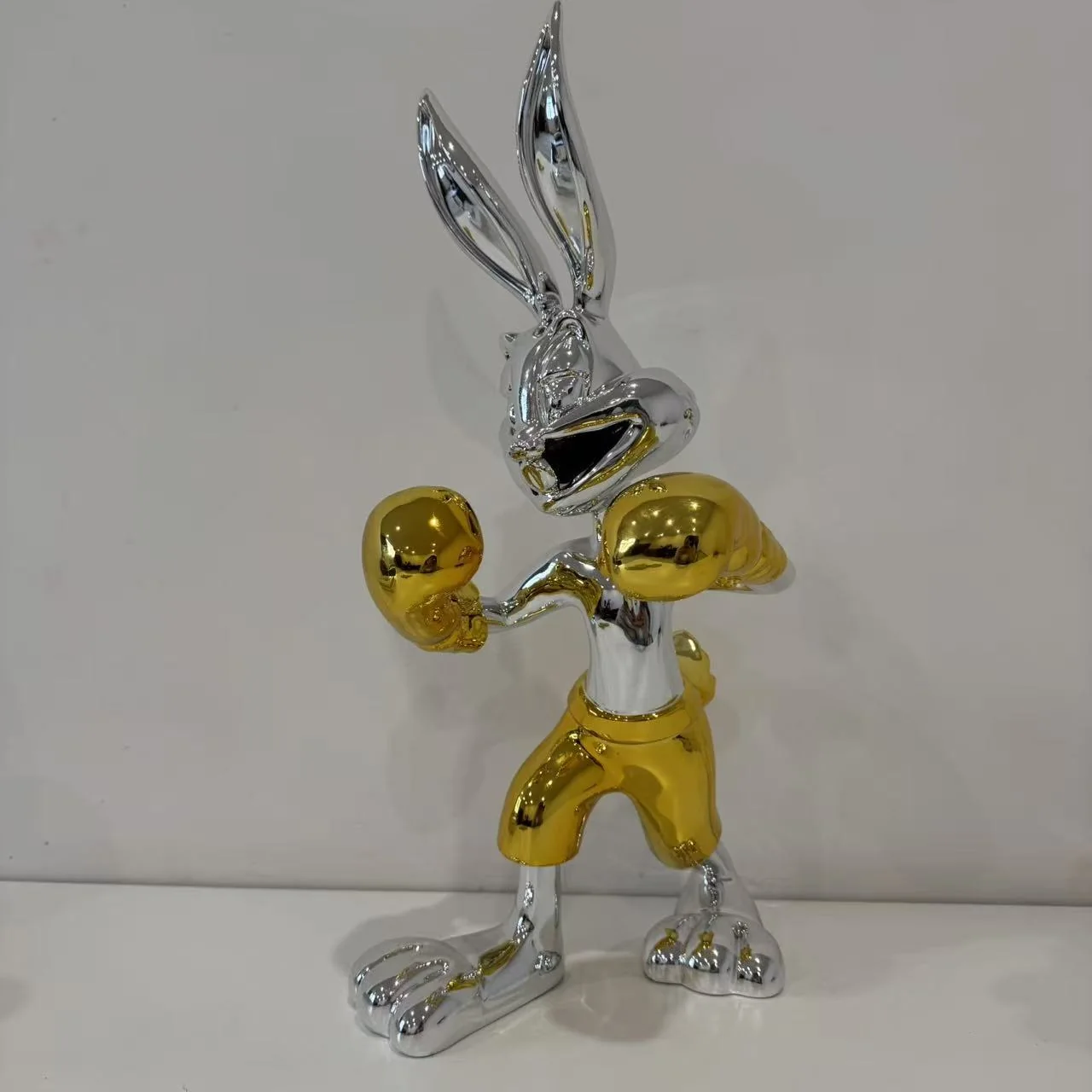 Gold Metallic Rabbit Figurine